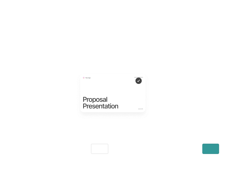 Customize & Present